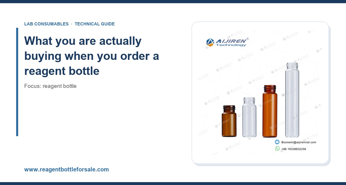 What you are actually buying when you order a reagent bottle